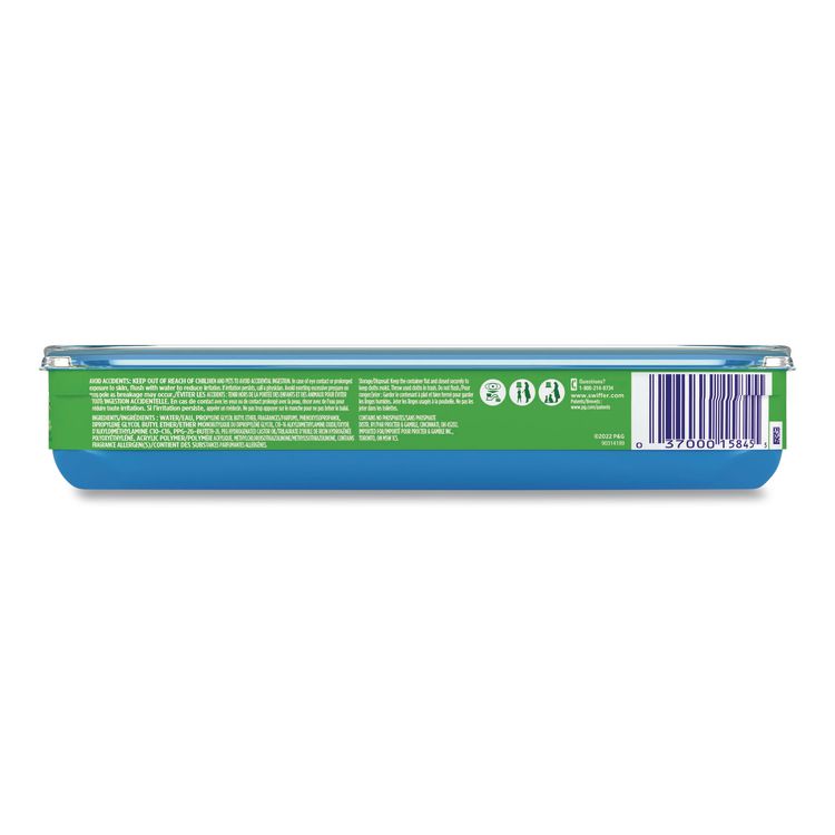 Wet Refill Cloths, 10 x 8, Lavender Vanilla and Comfort, White, 36/Carton