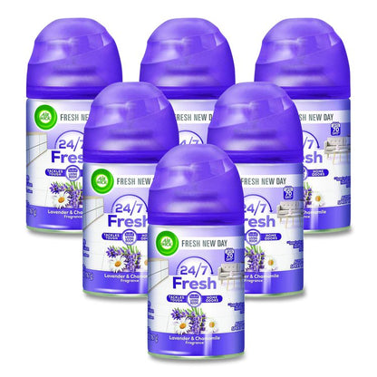 Freshmatic Ultra Automatic Spray Refill, Lavender and Chamomile, 5.89 oz Aerosol Spray, 6/Carton