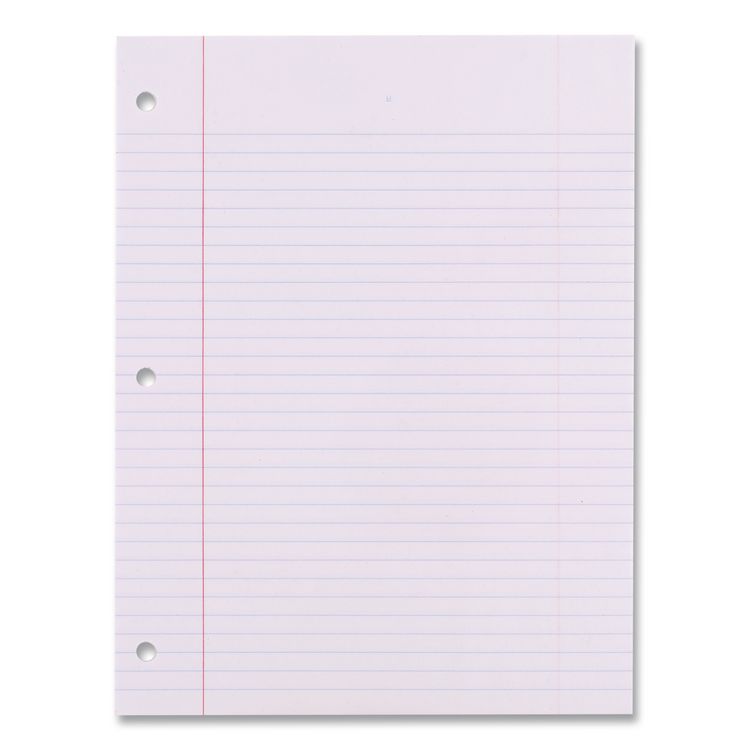 Filler Paper, 3-Hole, 8.5 x 11, College Rule, 200/Pack