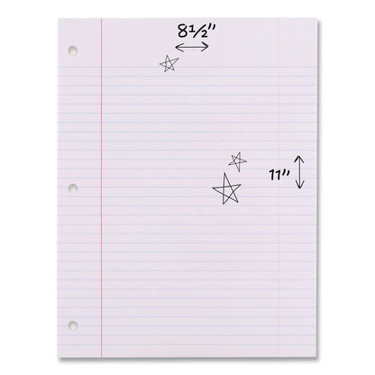 Filler Paper, 3-Hole, 8.5 x 11, College Rule, 200/Pack