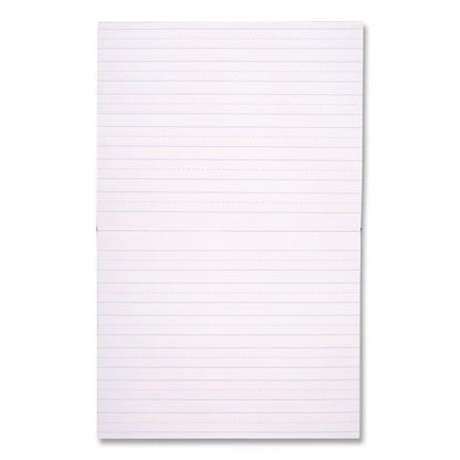 Learn to Letter Primary Journal with Raised Ruling, Manuscript Format, Orange/White/Blue Cover, (40) 10 x 8 Sheets