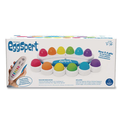 Wireless Eggspert with Six Student Buttons and One Teacher Remote, Ages 6 and Up, 8 Pieces