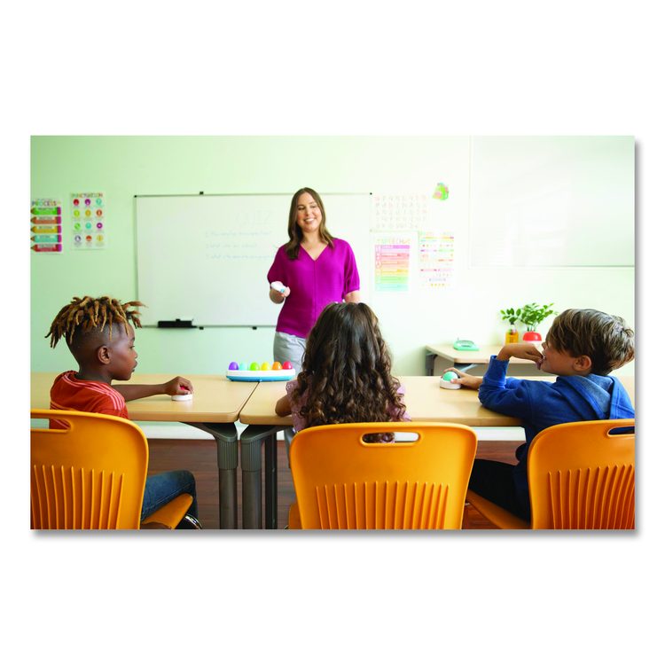 Wireless Eggspert with Six Student Buttons and One Teacher Remote, Ages 6 and Up, 8 Pieces