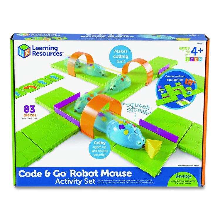 Code and Go Robot Mouse Activity Set, Grades Pre-K to 3, 83 Pieces