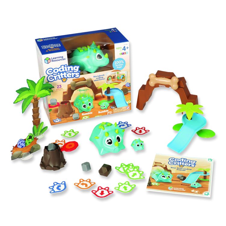 Coding Critters: Rumble and Bumble, Grades Pre-K to 3, 23 Pieces