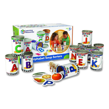 Alphabet Soup Sorters, Pre-K to K, 208 Pieces