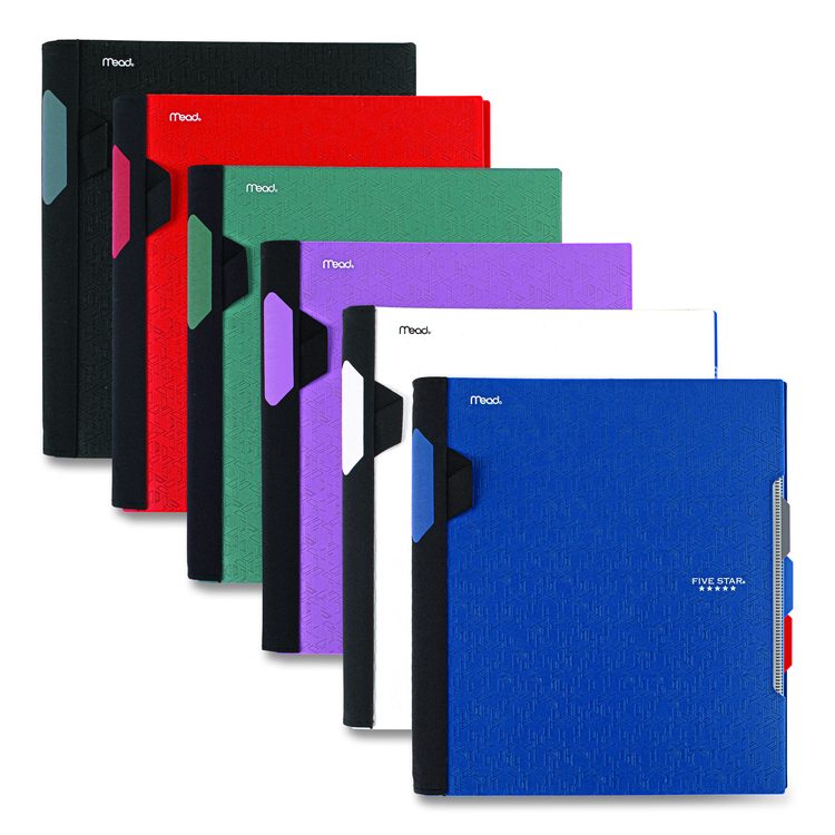 Advance Wirebound Notebook, 3-Subject, Medium/College Rule, Randomly Assorted Cover Color, (150) 11 x 8.5 Sheets
