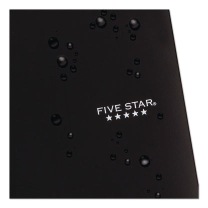 Wirebound Notebook, 1-Subject, Medium/College Rule, Black Cover, (100) 11 x 8.5 Sheets