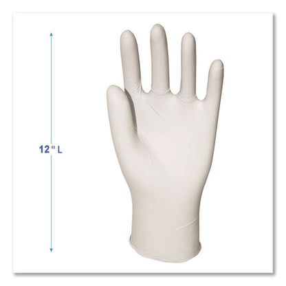 General-Purpose Latex Gloves, Powder-Free, X-Large, 4.4 mil Thick, 9.5" Long, Natural, 100/Box, 10 Boxes/Carton