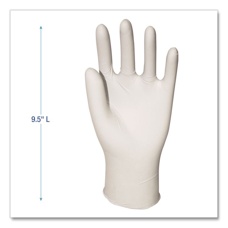Powder-Free Synthetic Vinyl Gloves, Medium, 4 mil Thick, 9.5" Long, Cream, 100/Box, 10 Boxes/Carton