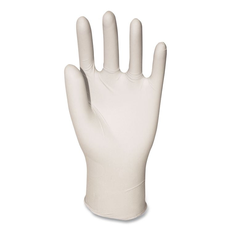 Powder-Free Synthetic Vinyl Gloves, Medium, 4 mil Thick, 9.5" Long, Beige, 100/Box
