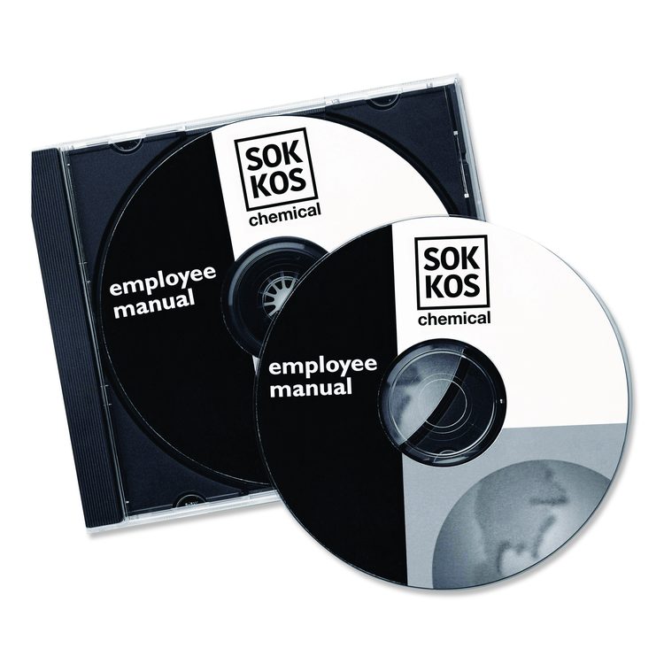 Inkjet CD Labels, Matte White, 40/Pack