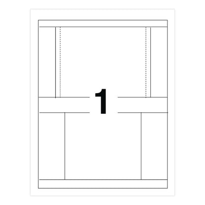 Inkjet CD/DVD Jewel Case Inserts, Matte White, 20/Pack