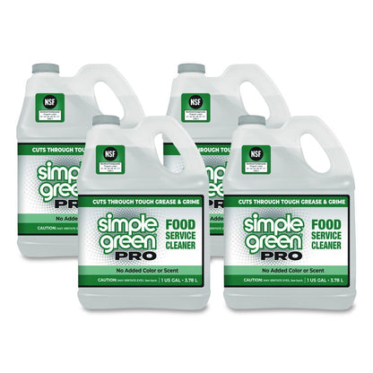 Pro Food Service Cleaner, 1 gal Bottle, 4/Carton