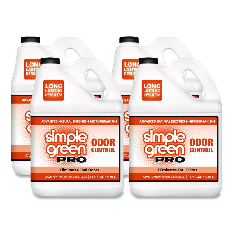 Pro Odor Control, Lemongrass Eucalyptus, 1 gal Bottle, 4/Carton