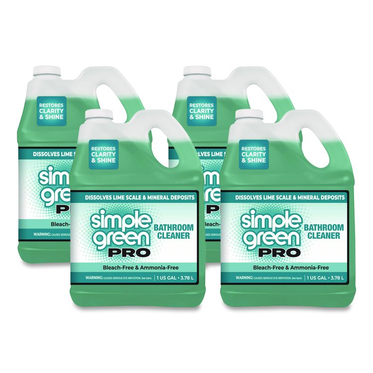 Pro Bathroom Cleaner, 1 gal Bottle, 4/Carton