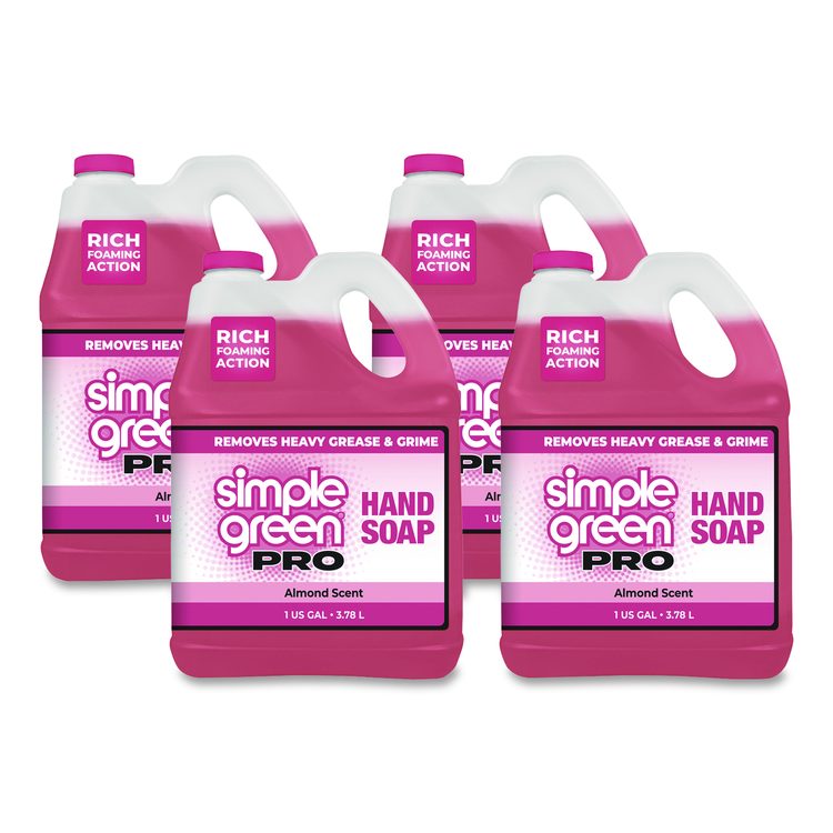 Pro Hand Soap, Almond Scent, 1 gal Bottle, 4/Carton