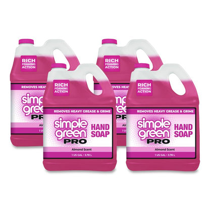 Pro Hand Soap, Almond Scent, 1 gal Bottle, 4/Carton