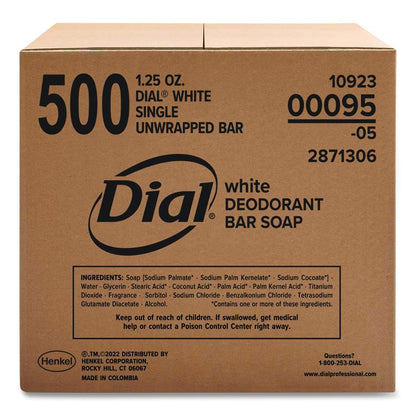 Antibacterial Deodorant Bar Soap, Floral Scent, 1.5 oz, 500/Carton