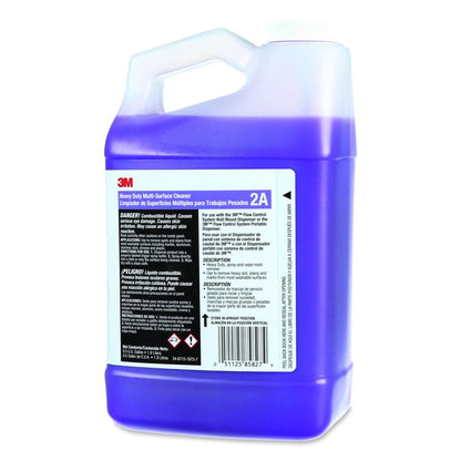 Heavy-Duty Multi-Surface Cleaner Concentrate, Citrus Scent, 0.5 gal Bottle, 4/Carton