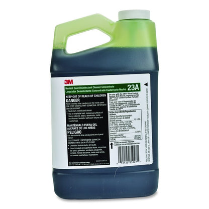 Neutral Quat Disinfectant Cleaner Concentrate 23A, 0.5 gal Bottle, 4/Carton