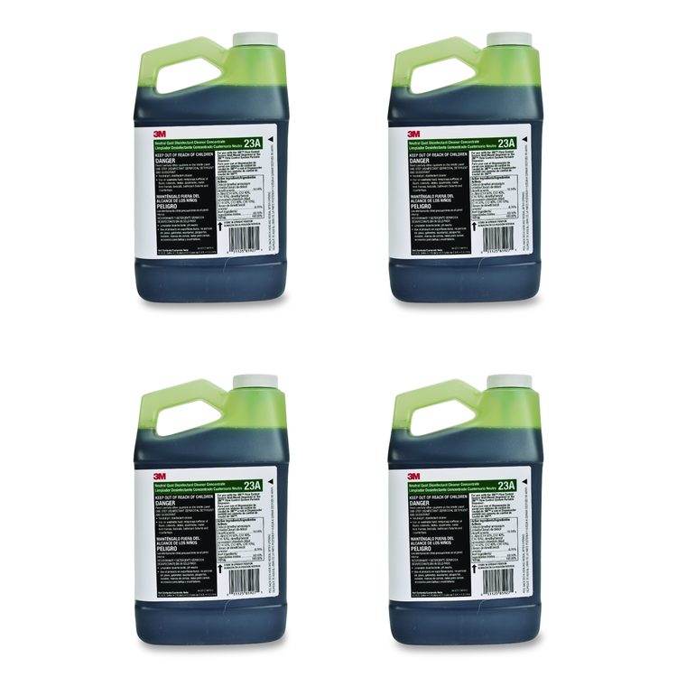 Neutral Quat Disinfectant Cleaner Concentrate 23A, 0.5 gal Bottle, 4/Carton