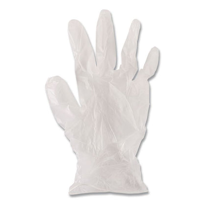 Exam Vinyl Gloves, Powder-Free, X-Large, 3.6 mil Thick, 9.5" Long, Clear, 100/Box