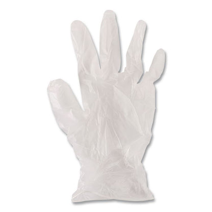 General Purpose Vinyl Gloves, Powder-Free, Medium, 2.6 mil Thick, 9.5" Long, Clear, 100/Box, 10 Boxes/Carton