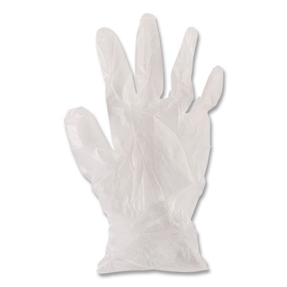 General Purpose Vinyl Gloves, Powder-Free, Small, 2.6 mil Thick, 9.5" Long, Clear, 100/Box