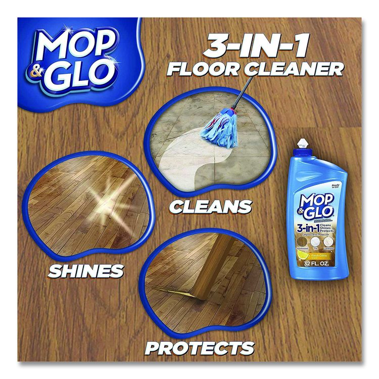 Ready to Use Multi-Surface Floor Cleaner, Fresh Citrus Scent, 32 oz Bottle, 4/Carton