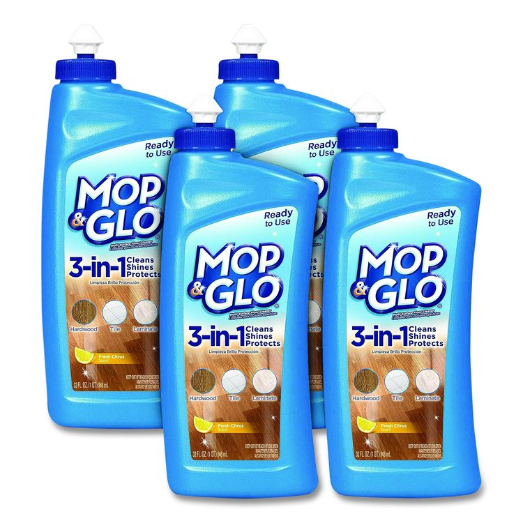 Ready to Use Multi-Surface Floor Cleaner, Fresh Citrus Scent, 32 oz Bottle, 4/Carton
