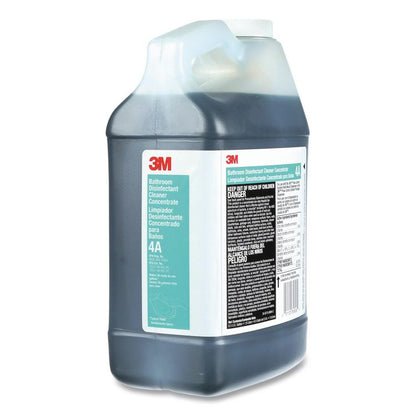 Bathroom Disinfectant Cleaner Concentrate 4A, Baby Powder Scent, 0.5 gal Bottle, 4/Carton