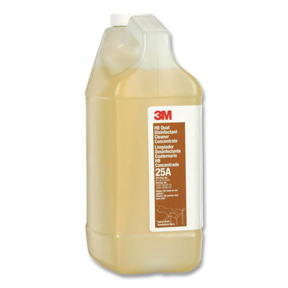 HB Quat Disinfectant Cleaner Concentrate, Unscented, For Flow Control System and Twist 'n Fill System, 1 gal Bottle