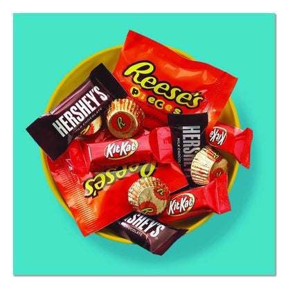 Milk Chocolate Candy Mini Assortment, 60.1 oz Bag, 2/Carton