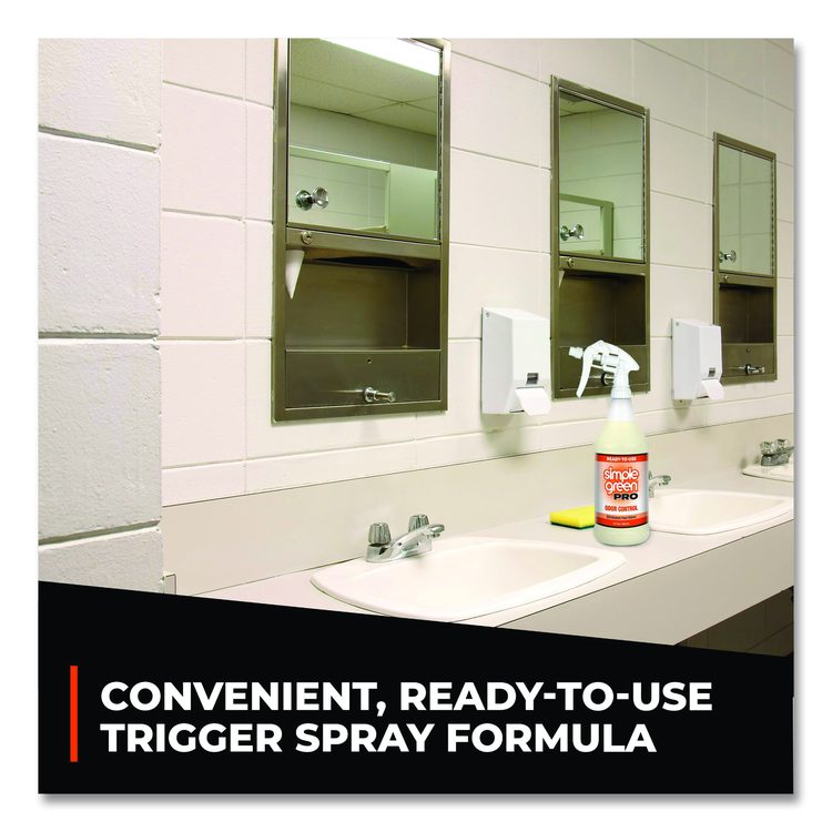 Pro Odor Control Ready-To-Use, Herbal, 32 oz Spray Bottle, 12/Carton