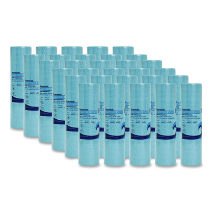 Automotive Shop Towel Rolls, 9.4 x 11, Blue, 55/Roll, 30 Rolls/Carton
