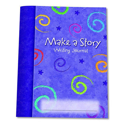 Make-a-Story Journal, Manuscript Format, Blue Cover, (32) 9 x 7 Sheets, 10 Journals