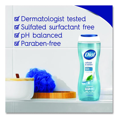 Body Wash, Spring Water Scent, 16 oz, 6/Carton