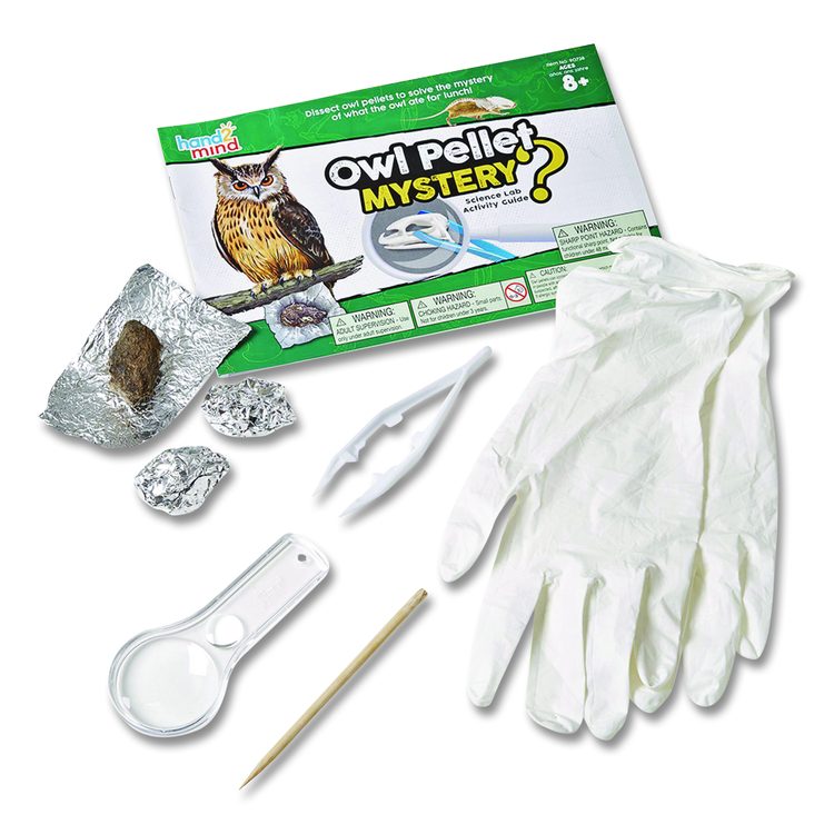 Owl Pellet Mystery Science Lab Kit, Grades 3 to 8