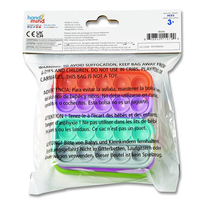 Ten-Frame Sensory Bubble Poppers, Pre-K to K, 6 Pieces