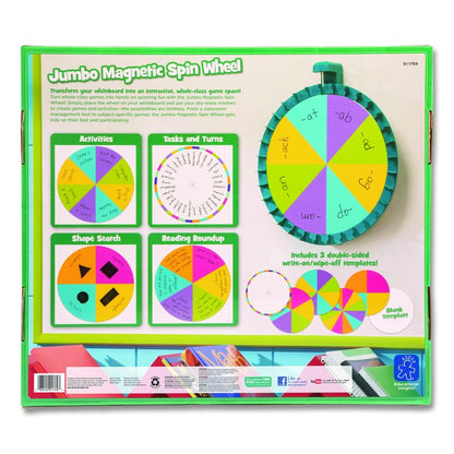 Jumbo Magnetic Spin Wheel, 16" Diameter, Ages 3 and Up