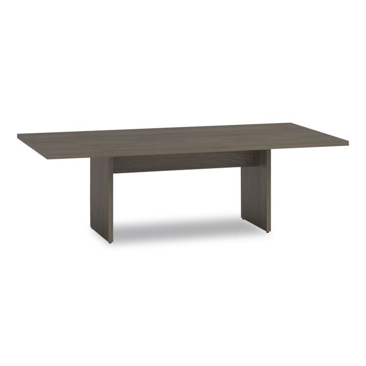 Alera Seville 96" Wide Conference Table Base, 50w x 22d x 28h, Walnut