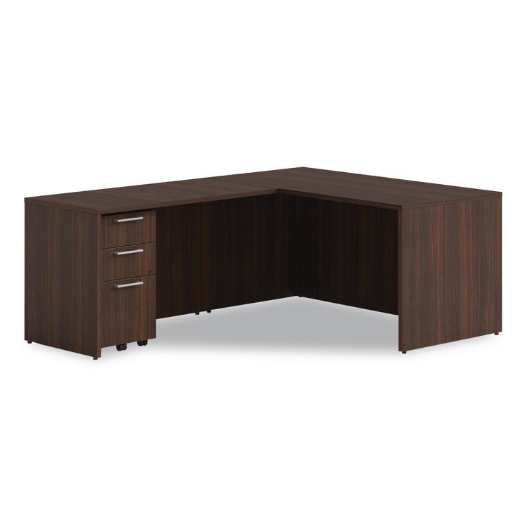 Alera Seville Series Desk Shell, 60" x 30" x 29", Mahogany