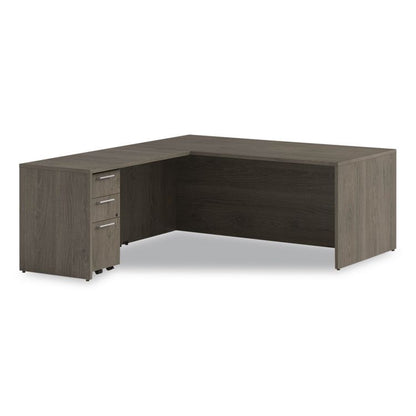 Alera Seville Series Mobile Pedestal, Left/Right, 3-Drawer: Box/Box/File, Legal, Walnut, 15" x 18" x 27"