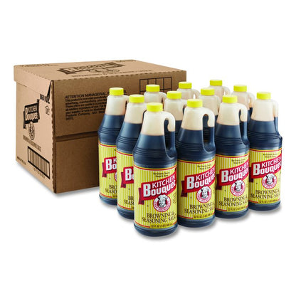 Browning and Seasoning Sauce, Savory, 32 oz Bottle, 12/Carton