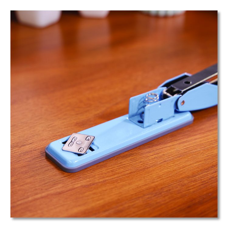 Cub Compact Metal Staplers, 20 Sheet Capacity, Electric Blue