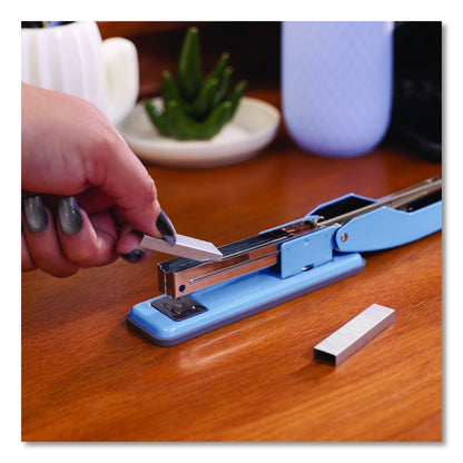 Cub Compact Metal Staplers, 20 Sheet Capacity, Electric Blue