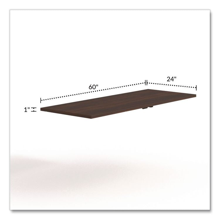 Alera Seville Training Table Top, Rectangular, 60w x 29d, Mahogany