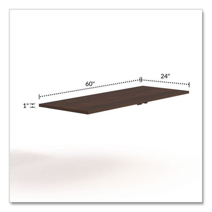 Alera Seville Training Table Top, Rectangular, 60w x 29d, Mahogany
