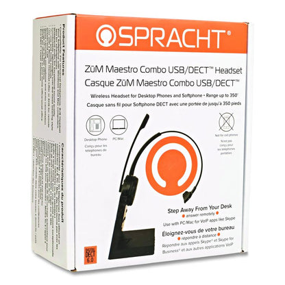 ZuM Maestro SPT-HS2020 Monaural Over The Head Headset, Black